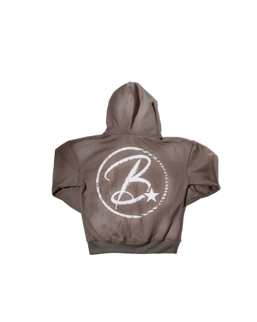 Grey blossom zip-up